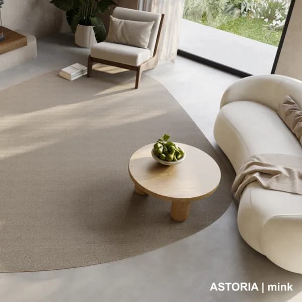 Astoria | Mink | Organic Shape: Boulder